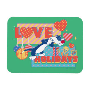 Magnet Flexible LOONEY TUNES™ SYLVESTER™ & TWEETY™Love Holidays