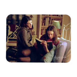 Magnet Flexible Lorelai et Rory assis dans leur chambre