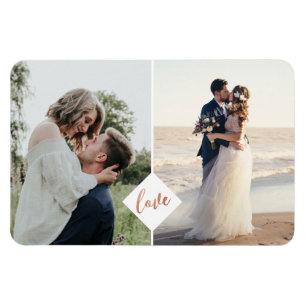 Magnet Flexible Lot Script rouille Mariage Fiançailles de cuivre P