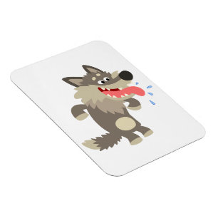 Magnet flexible Loup Cartoon très célèbre