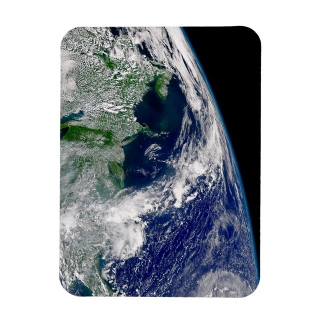 Magnet Flexible L'Ouragan Frances Sur Une Terre Partielle. (Vertical)