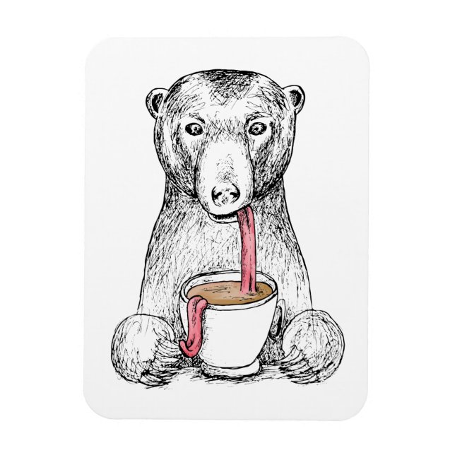 Magnet Flexible L'ours a besoin d'une illustration de conception d (Vertical)