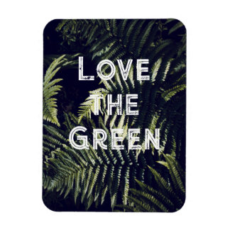 Magnet Flexible Love the Green : Vert foncé Fern Feuille Botanique