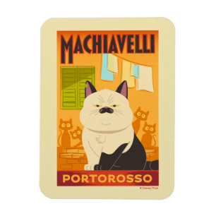 Magnet Flexible Luca   Illustration de chat Machiavelli