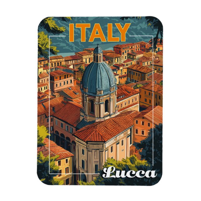 Magnet Flexible Lucques, Italie (Vertical)