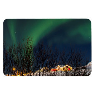 Magnet Flexible Lumières du nord - l'aurore Borealis Islande
