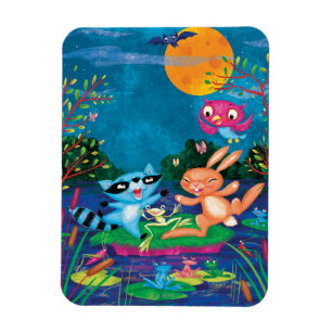 Magnet Flexible Lune d'automne