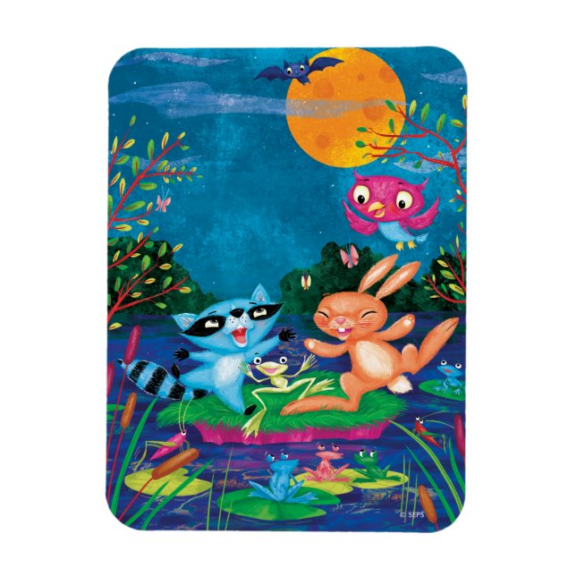 Magnet Flexible Lune d'automne (Vertical)