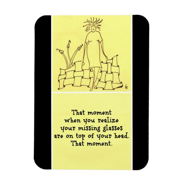 Magnet Flexible Lunettes manquantes (Vertical)