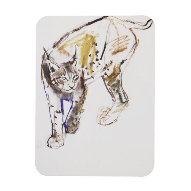 Magnet Flexible Lynx européenne (Vertical)