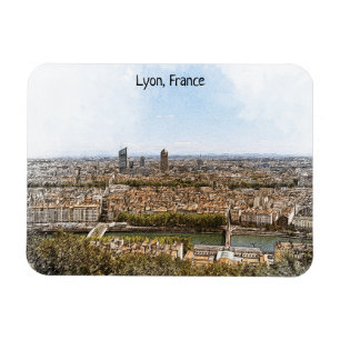 Magnet Flexible Lyon France Panorama