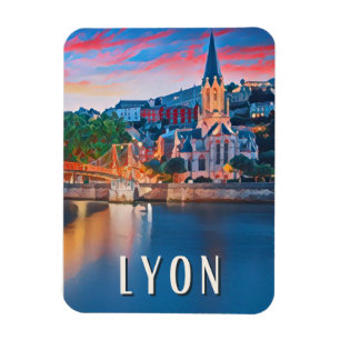 Magnet Flexible Lyon Photo Vintage