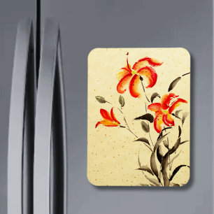 Magnet Flexible Lys de tigre - rouge