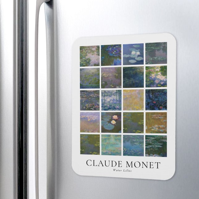 Magnet Flexible Lys d'eau Claude Monet (Créateur téléchargé)