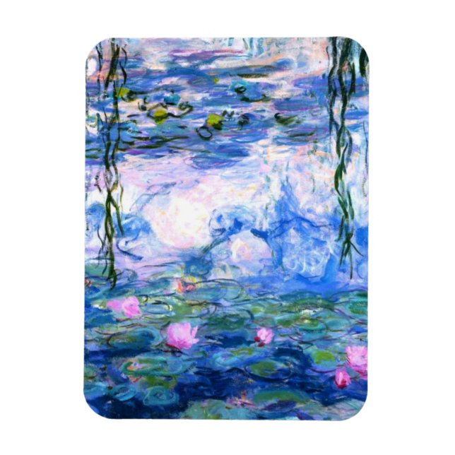 Magnet Flexible Lys d'eau rose Monet (Vertical)