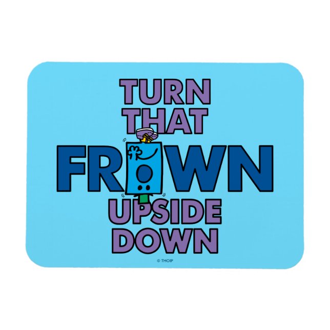 Magnet Flexible M. Grumpy | Turn that Frown Upside Down (Horizontal)