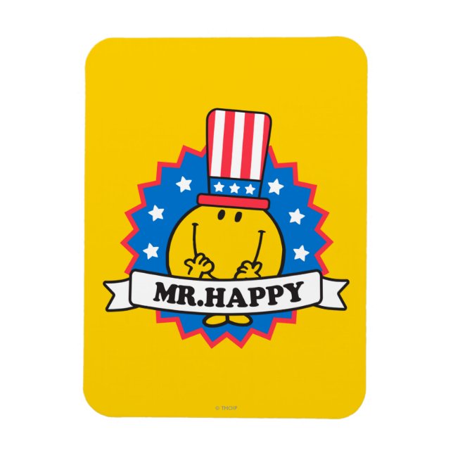 Magnet Flexible M. Happy Election Seal (Vertical)