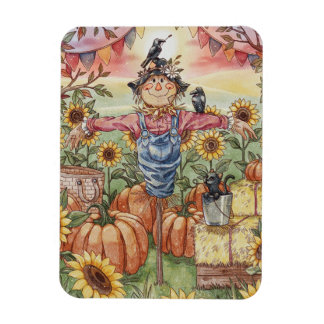 Magnet Flexible "M. Scarecrow" - Belle illustration d'Halloween