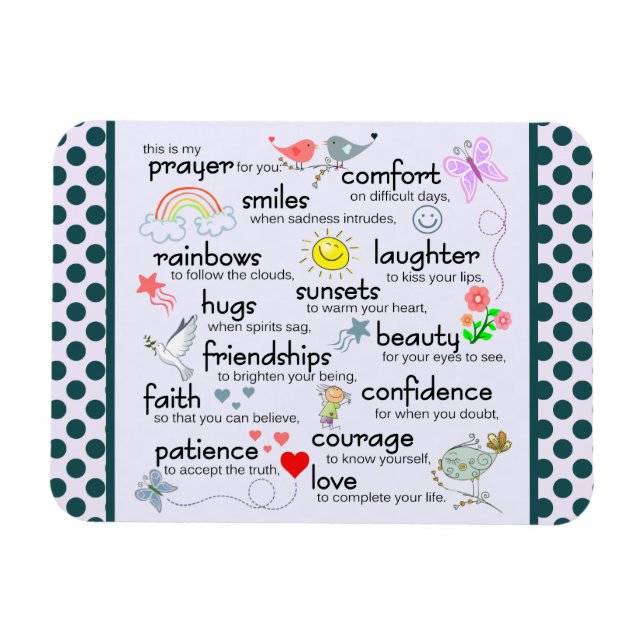 Magnet Flexible Ma Prière Pour Vous (Horizontal)