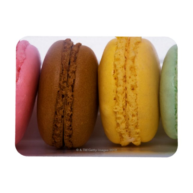 Magnet Flexible Macarons français gastronomiques importés (macaron (Horizontal)