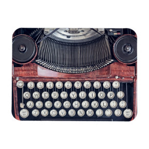 Magnet Flexible Machine à écrire vintage