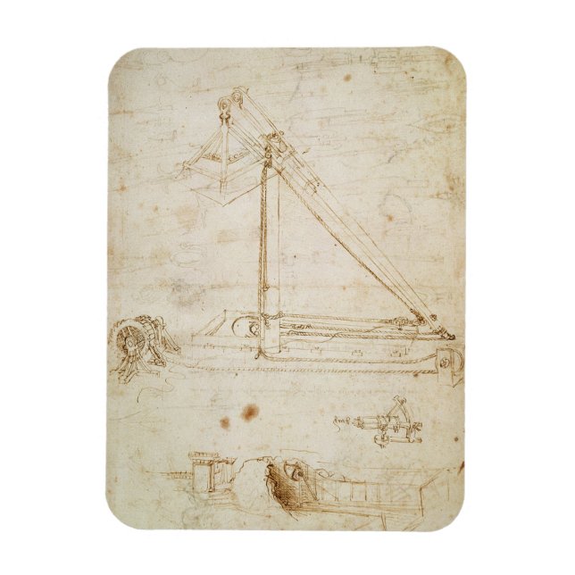 Magnet Flexible Machine de guerre (crayon sur papier) (Vertical)