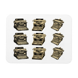 Magnet Flexible Machines à écrire vintages