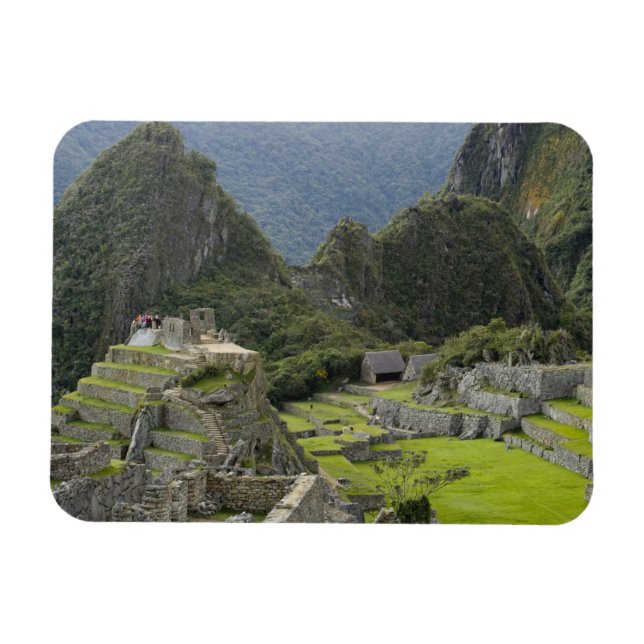 Magnet Flexible Machu Picchu, ruines de la ville Inca, Pérou. 2 (Horizontal)