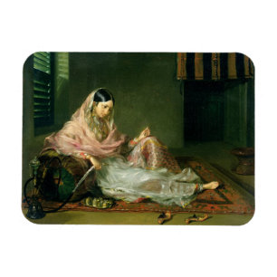 Magnet Flexible Madame musulmane Reclining, 1789 (huile sur la