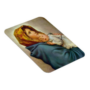 Magnet Flexible Madone et Enfant Roberto Ferruzzi Madonnina Marie