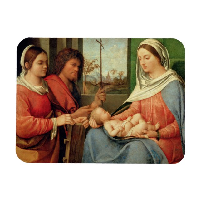 Magnet Flexible Madonna et l'enfant avec les saints 2 (Horizontal)