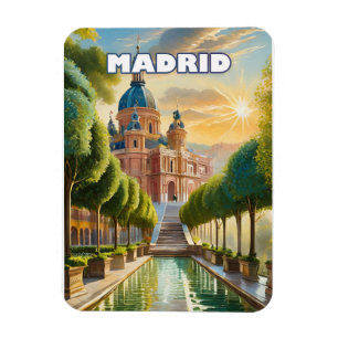 Magnet Flexible Madrid, cité envoûtante, où l'on aime s'égarer