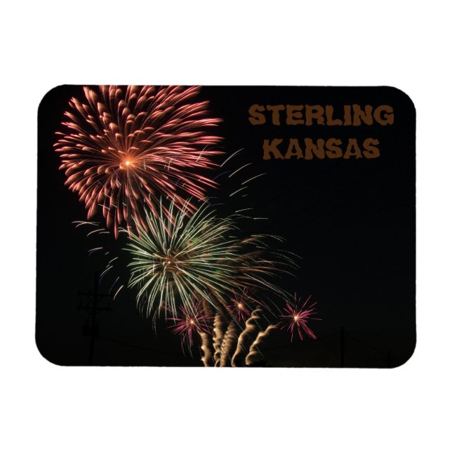 Magnet Flexible Magazine Sterling Kansas Fire Works (Horizontal)