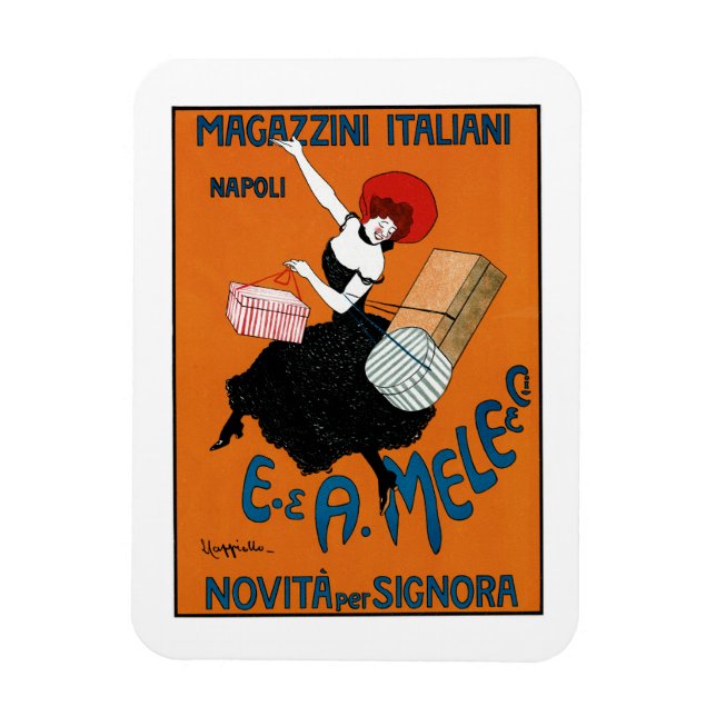 Magnet Flexible Magazzini Italiani ~ E. A. Mele co. (Vertical)