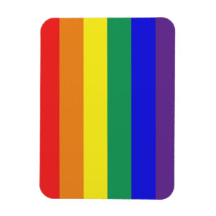 Magnet Flexible Magnat du drapeau arc-en-ciel LGBT