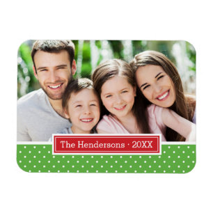 Magnet Flexible Magnat photo de Polkadot Holiday