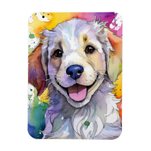 Magnet Flexible Magnat photo pour marionnettes Golden Retriever