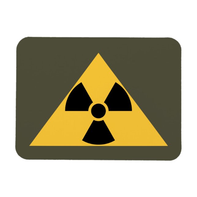 Magnet Flexible Magnat Premium Emblem Radioactif (Horizontal)