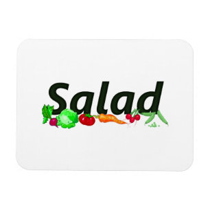 Magnet Flexible Mai est le Mois national de la salade avec les lég