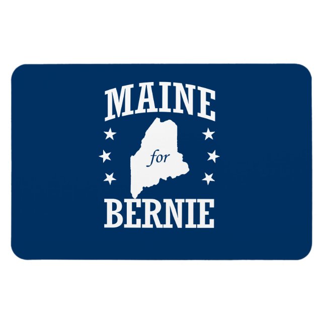 MAGNET FLEXIBLE MAINE POUR BERNIE SANDERS (Horizontal)
