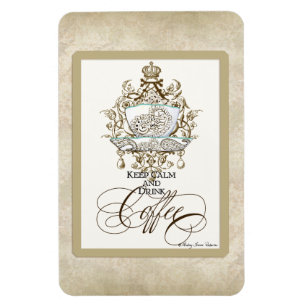 Magnet Flexible Maintenez café calme et de boissons - aimant de