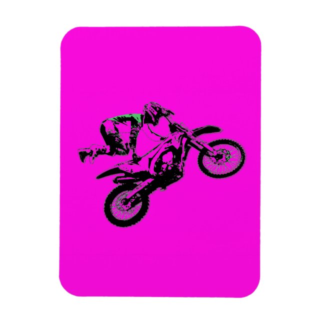 Magnet Flexible Maintien en marche - Motocross Stunt Freestyle (Vertical)