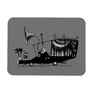 Magnet Flexible Maire de Halloween Town Drise Hearse