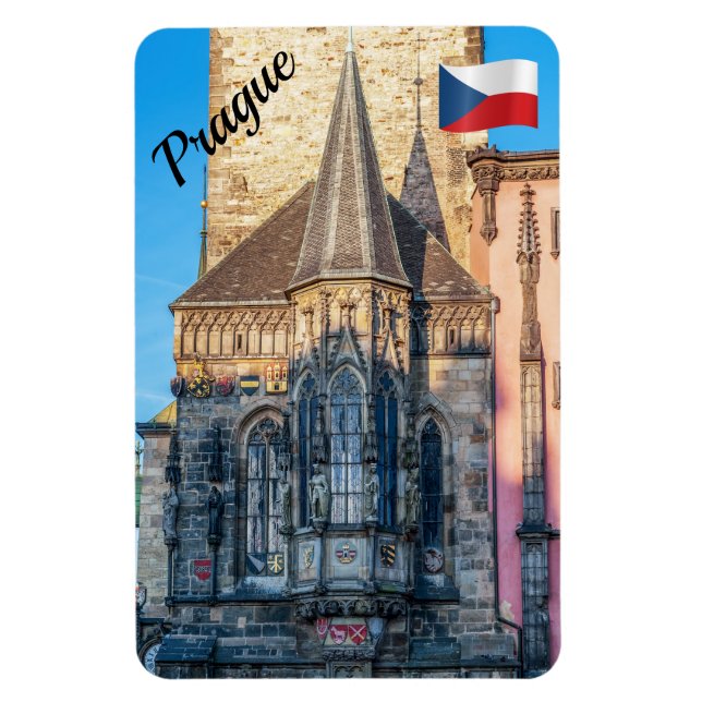 Magnet Flexible Mairie chapelle dans la Vieille Ville Carré - Prag (Vertical)