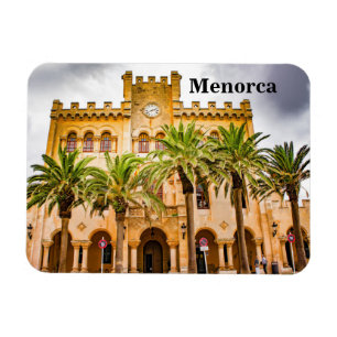 Magnet Flexible Mairie de Minorque de Ciutadella Voyage Souvenir