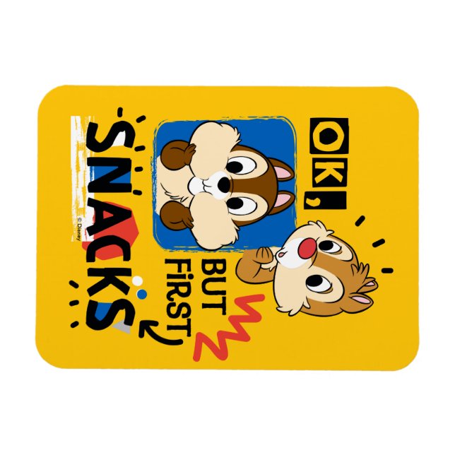 Magnet Flexible Mais Les Premiers Snacks Chipmund (Horizontal)
