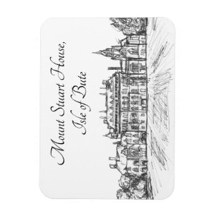 Magnet Flexible Maison du mont Stuart, île de Bute-
