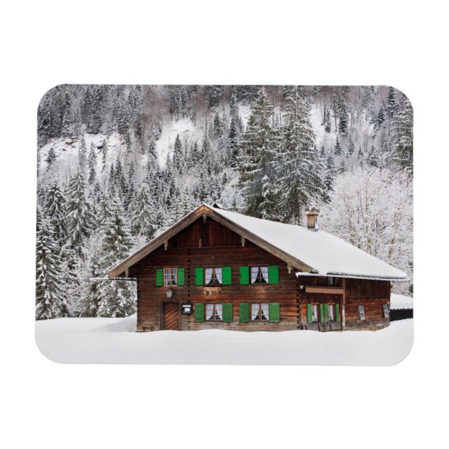 Magnet Flexible Maison traditionnelle en Bavière aimant rectangula (Horizontal)