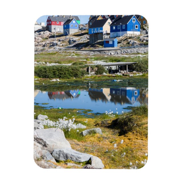 Magnet Flexible Maisons au Groenland (Vertical)