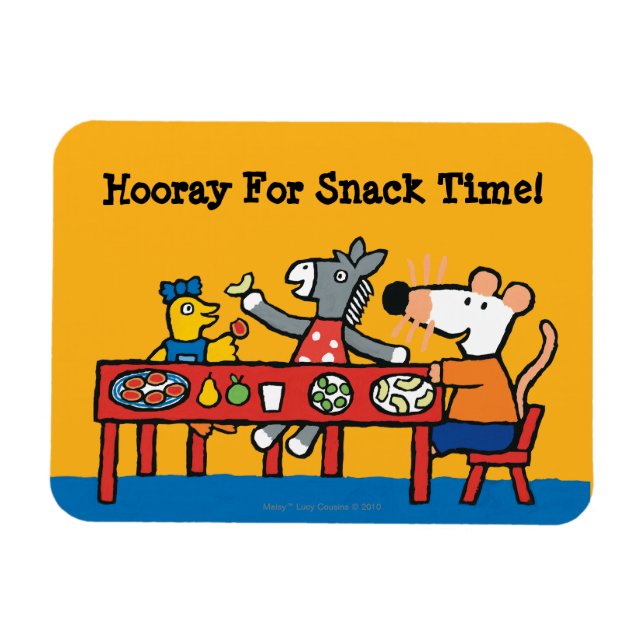 Magnet Flexible Maisy and Friends Preschool Snack Time (Horizontal)